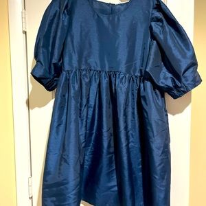 COPY - Kika Vargas Navy Blue Baby Doll Dress